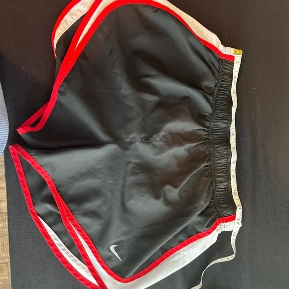 Nike Black and Red Athletic Shorts - Picture 7 of 15